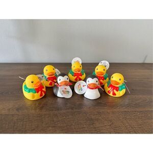 Target bullseye playground Christmas rubber ducks